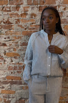 Maia Shirt-Long Sleeves-The Funky Zebra Ames-The Funky Zebra Ames, Women's Fashion Boutique in Ames, Iowa