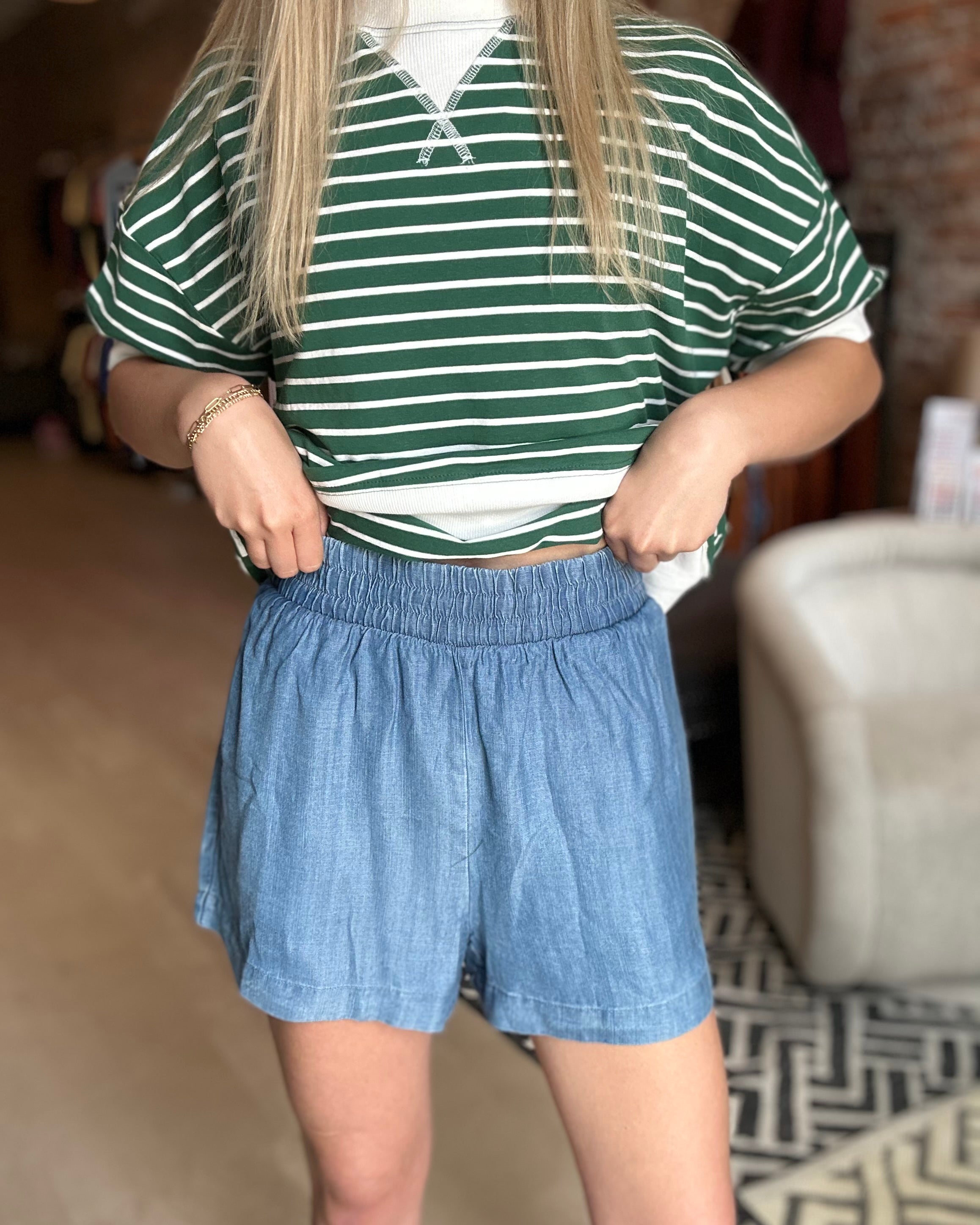 Easy Breezy Short-Shorts-The Funky Zebra Ames-The Funky Zebra Ames, Women's Fashion Boutique in Ames, Iowa