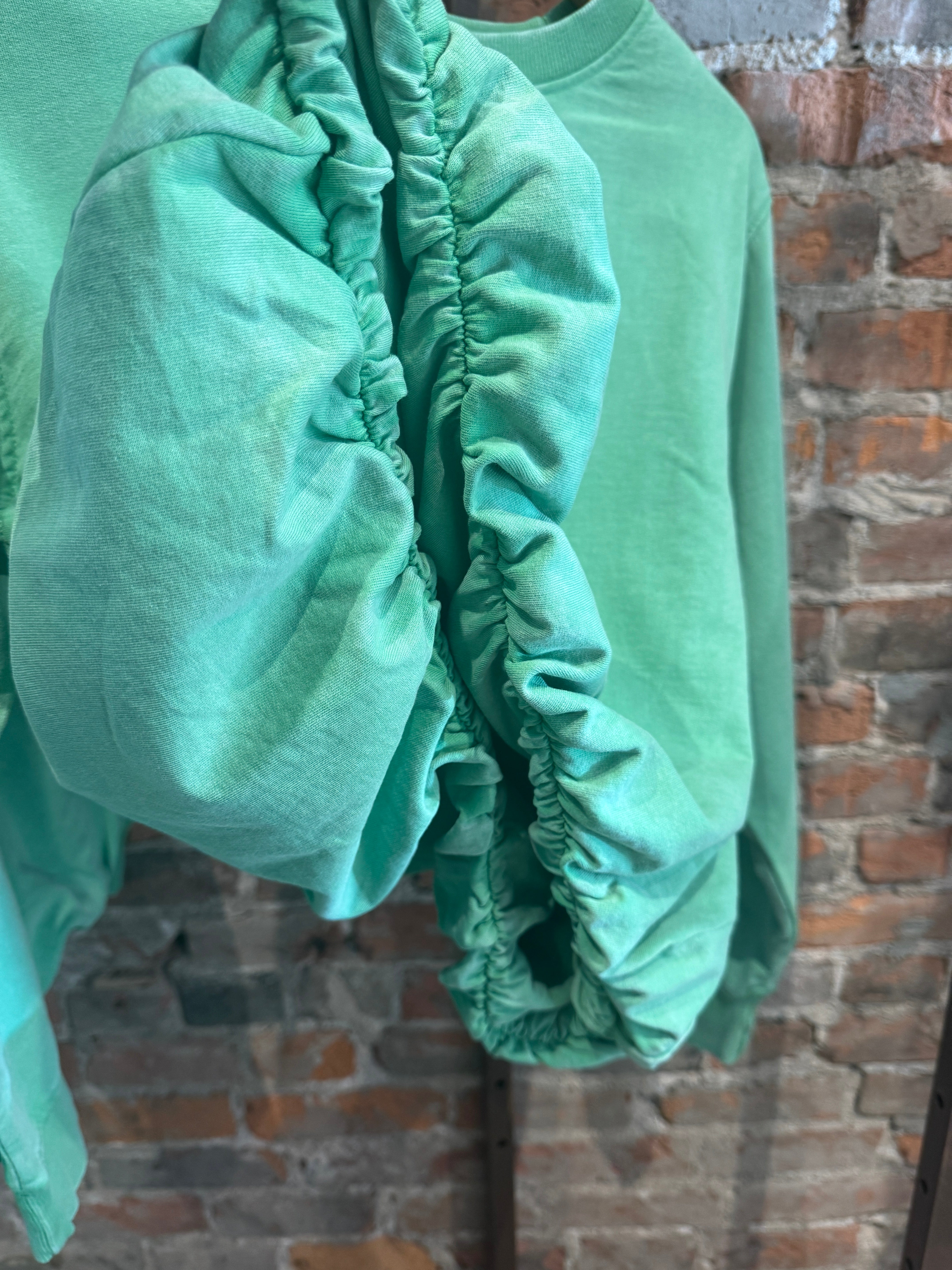 Sandra Bubble Hem Pullover-apparel-Mono B-The Funky Zebra Ames, Women's Fashion Boutique in Ames, Iowa