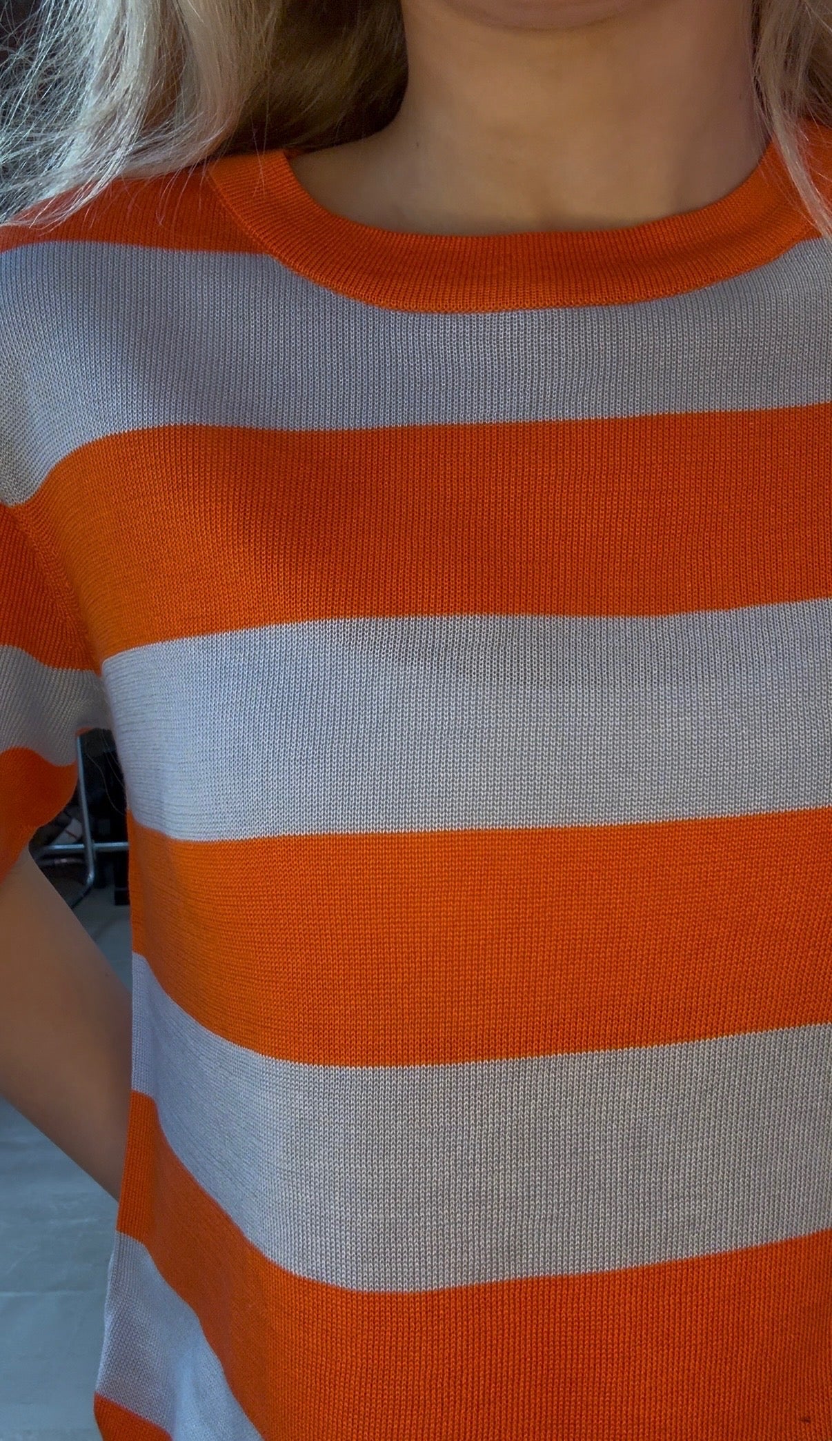 Allison Striped Sweater-apparel-Staccato-The Funky Zebra Ames, Women's Fashion Boutique in Ames, Iowa