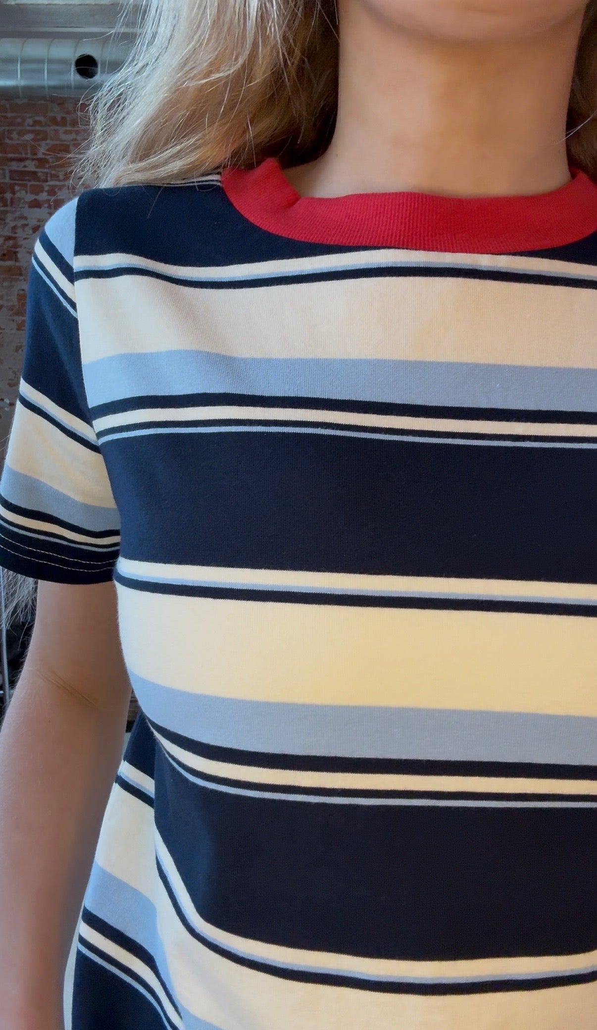 Sailor Striped Tee-apparel-Staccato-The Funky Zebra Ames, Women's Fashion Boutique in Ames, Iowa