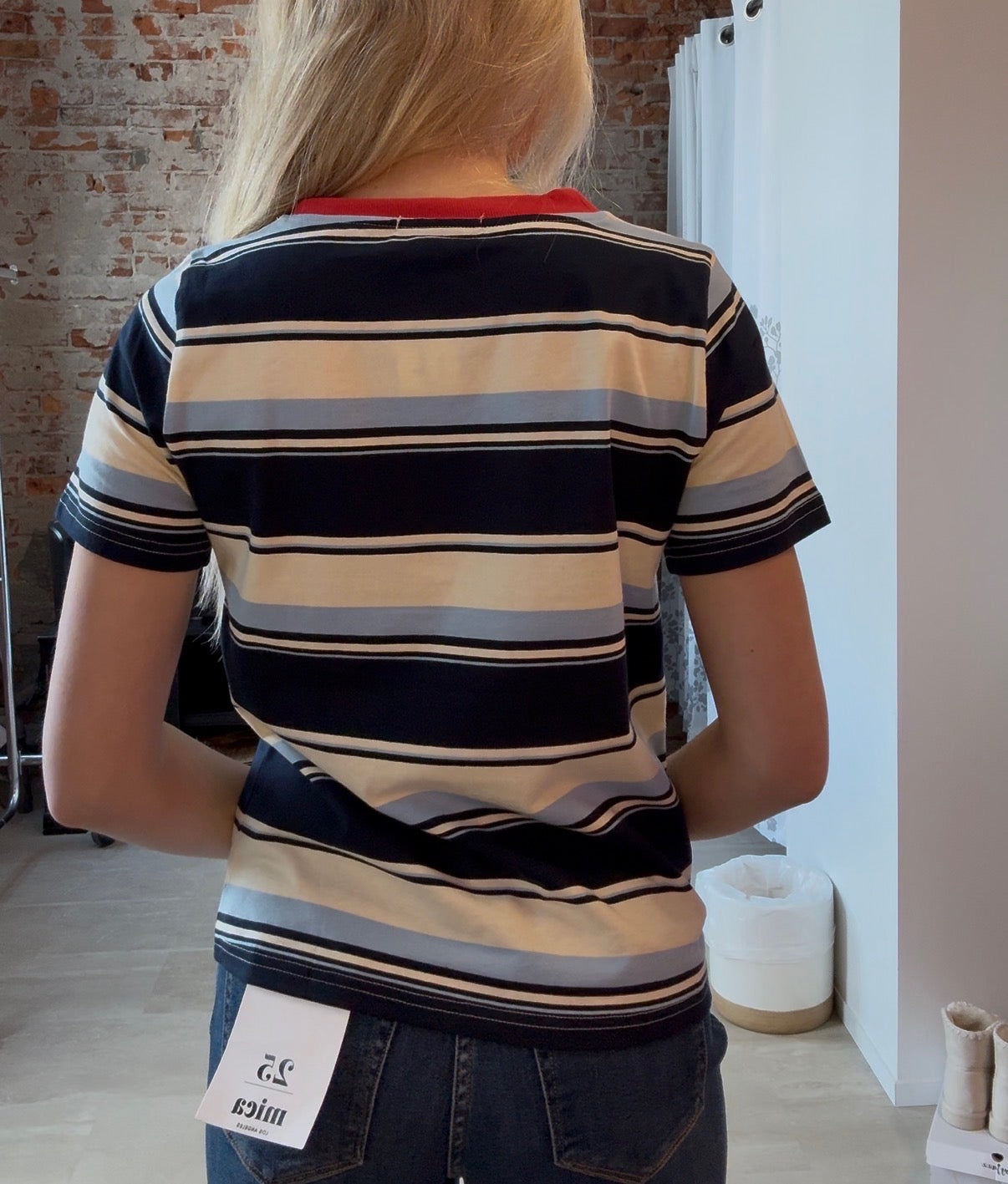 Sailor Striped Tee-apparel-Staccato-The Funky Zebra Ames, Women's Fashion Boutique in Ames, Iowa