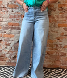 Lydia High Rise Wide Leg Patch Pocket Jeans-Mica-The Funky Zebra Ames, Women's Fashion Boutique in Ames, Iowa