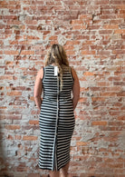 Belinda Black and White Tank Dress-apparel-Blu Pepper-The Funky Zebra Ames, Women's Fashion Boutique in Ames, Iowa