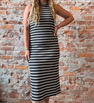 Belinda Black and White Tank Dress-apparel-Blu Pepper-The Funky Zebra Ames, Women's Fashion Boutique in Ames, Iowa