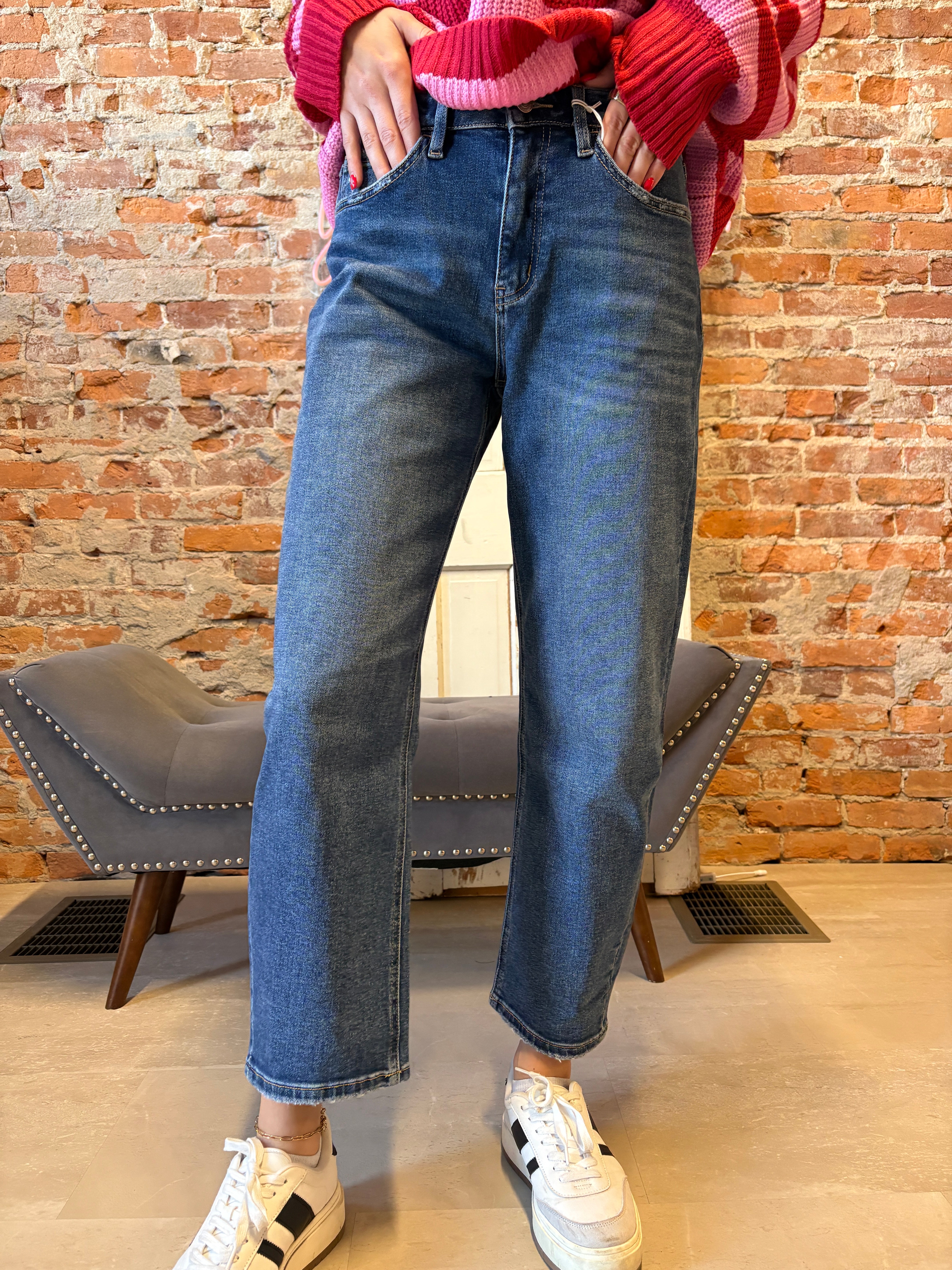 Resi Barrel Jeans-Jeans-Veveret-The Funky Zebra Ames, Women's Fashion Boutique in Ames, Iowa