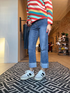 Benny Straight Leg Jeans-Jeans-Veveret-The Funky Zebra Ames, Women's Fashion Boutique in Ames, Iowa