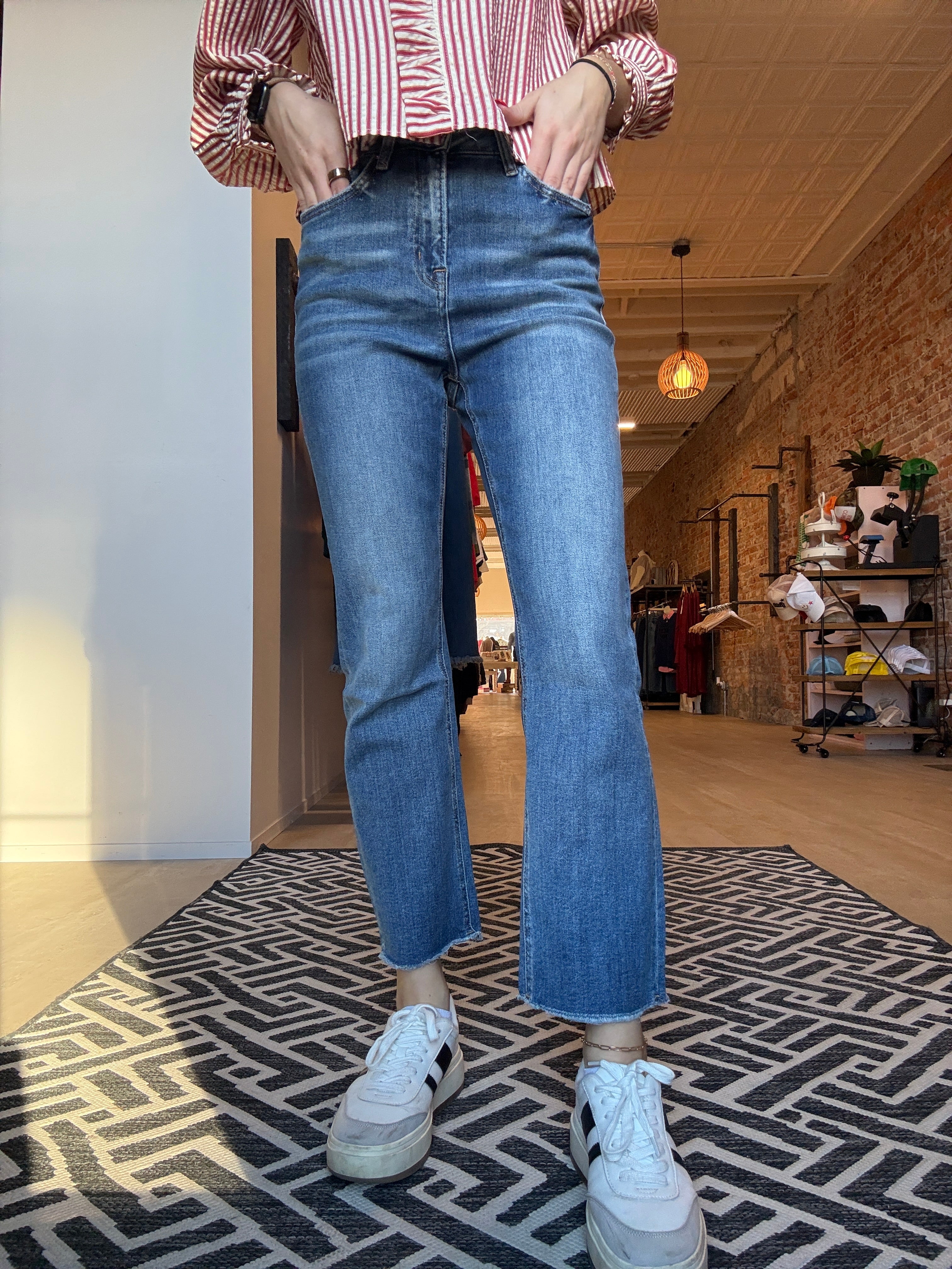 Mica Super High Straight Leg Jean-Jeans-Mica-The Funky Zebra Ames, Women's Fashion Boutique in Ames, Iowa