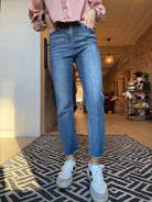 Mica Super High Straight Leg Jean-Jeans-Mica-The Funky Zebra Ames, Women's Fashion Boutique in Ames, Iowa