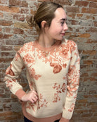 Jenni Salmon Sweater-Sweaters-Staccato-The Funky Zebra Ames, Women's Fashion Boutique in Ames, Iowa