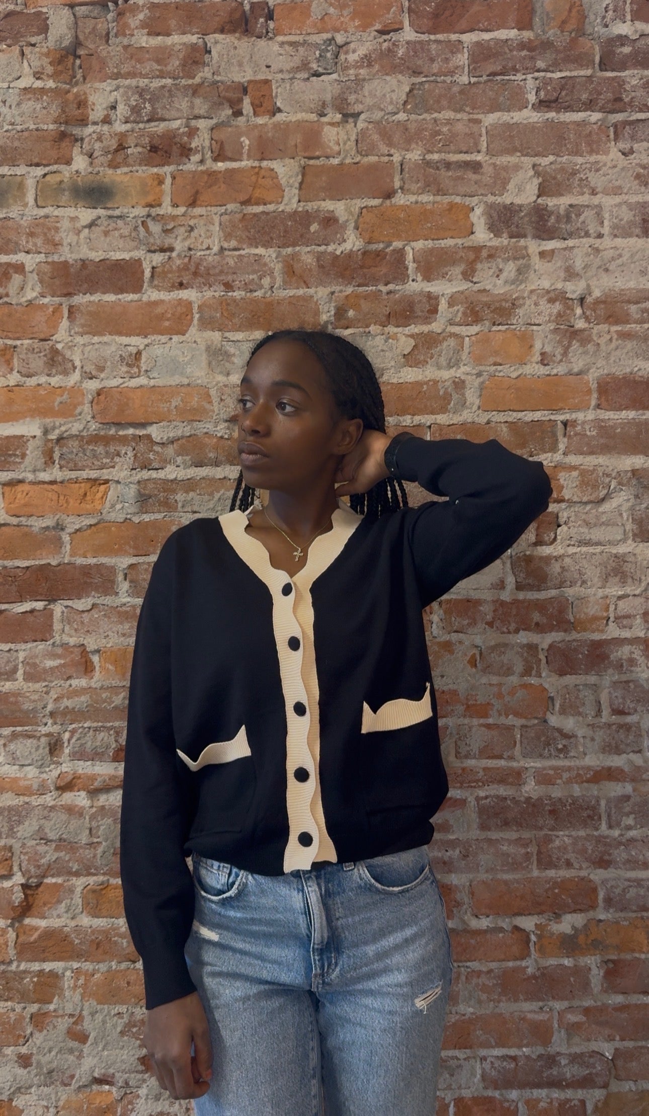 Elizabeth Cardigan-Outerwear-&MERCI-The Funky Zebra Ames, Women's Fashion Boutique in Ames, Iowa