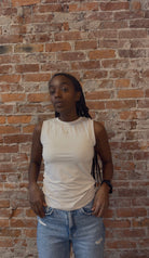 Varsity Fitted Tank-Tank Tops-Storm Creek-The Funky Zebra Ames, Women's Fashion Boutique in Ames, Iowa