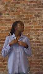 Sarah Cuffed Sleeve Shirt-Long Sleeves-Be Cool-The Funky Zebra Ames, Women's Fashion Boutique in Ames, Iowa