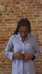 Sarah Cuffed Sleeve Shirt-Long Sleeves-Be Cool-The Funky Zebra Ames, Women's Fashion Boutique in Ames, Iowa