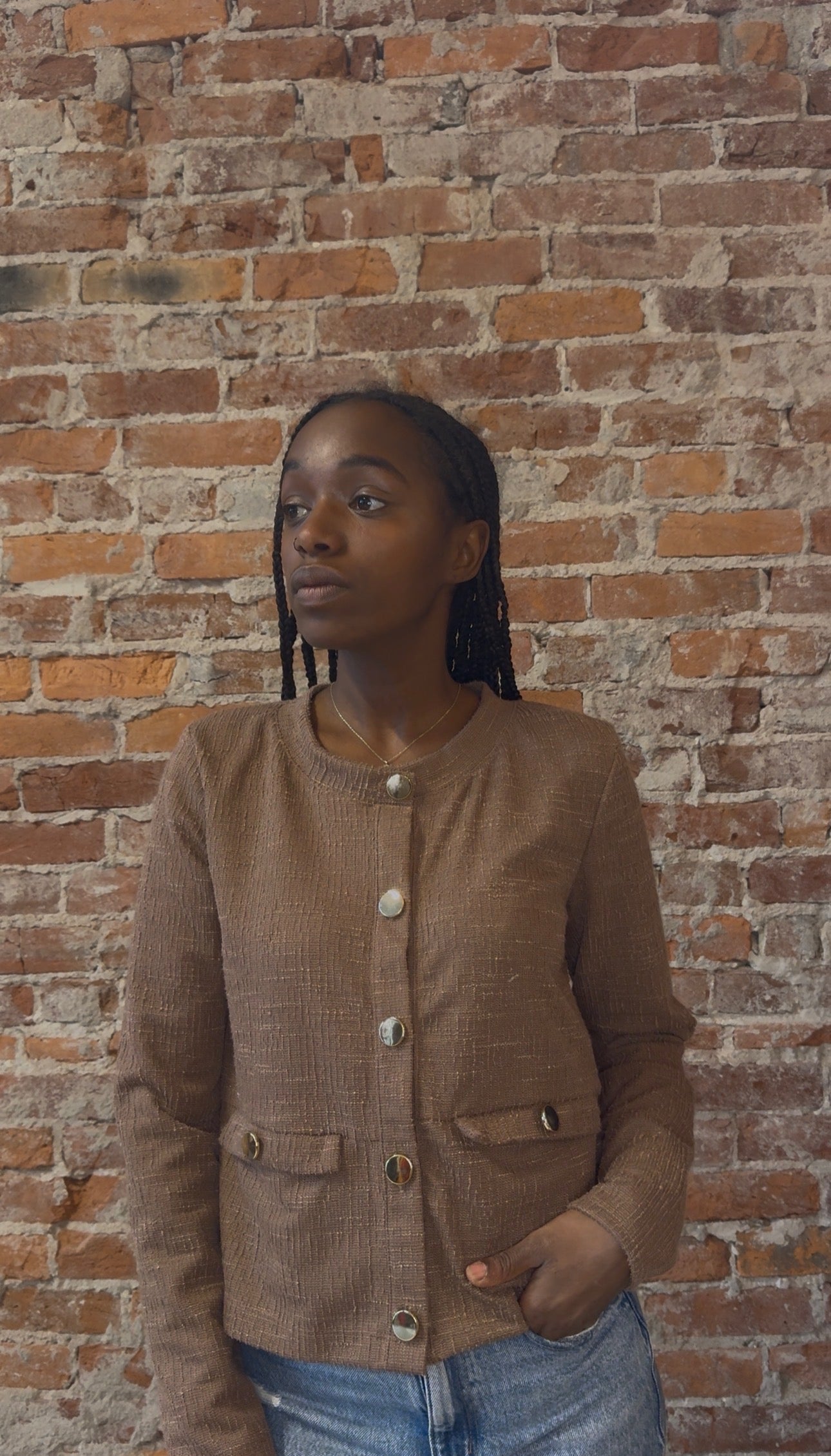 Aurora Long Sleeve Button Cardigan-Cardigans-The Funky Zebra Ames-The Funky Zebra Ames, Women's Fashion Boutique in Ames, Iowa