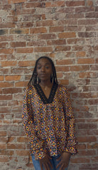 Lucy Lace Trim Blouse-Long Sleeves-The Funky Zebra Ames-The Funky Zebra Ames, Women's Fashion Boutique in Ames, Iowa