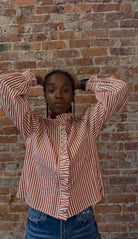 Natalia Button-Down-Long Sleeves-&MERCI-The Funky Zebra Ames, Women's Fashion Boutique in Ames, Iowa