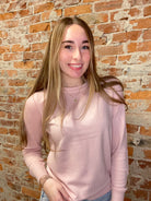 Charlie Crewneck Sweater-Long Sleeves-Be Cool-The Funky Zebra Ames, Women's Fashion Boutique in Ames, Iowa