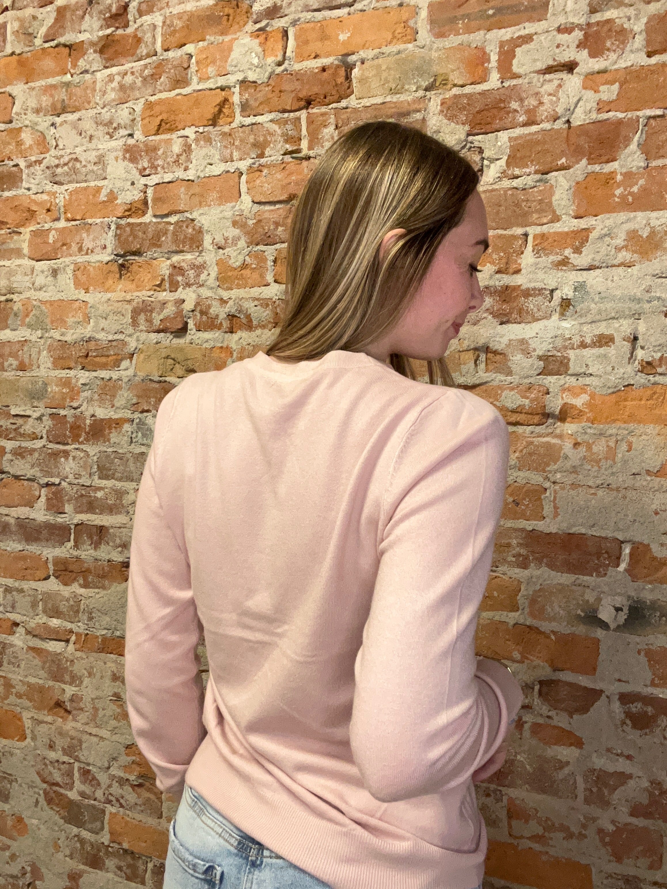 Charlie Crewneck Sweater-Long Sleeves-Be Cool-The Funky Zebra Ames, Women's Fashion Boutique in Ames, Iowa