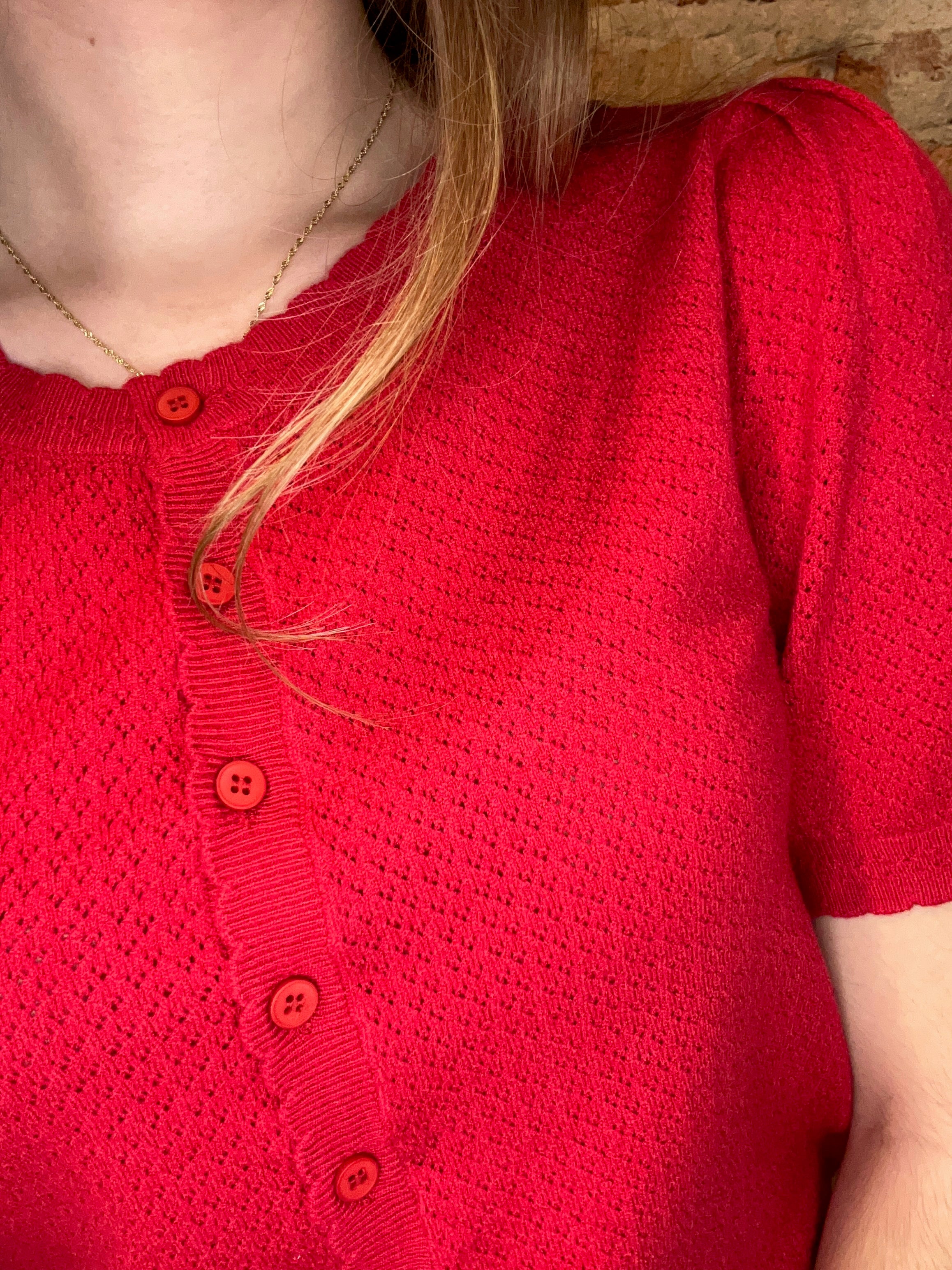 Danielle Short Sleeve Cardigan-Short Sleeves-Be Cool-The Funky Zebra Ames, Women's Fashion Boutique in Ames, Iowa