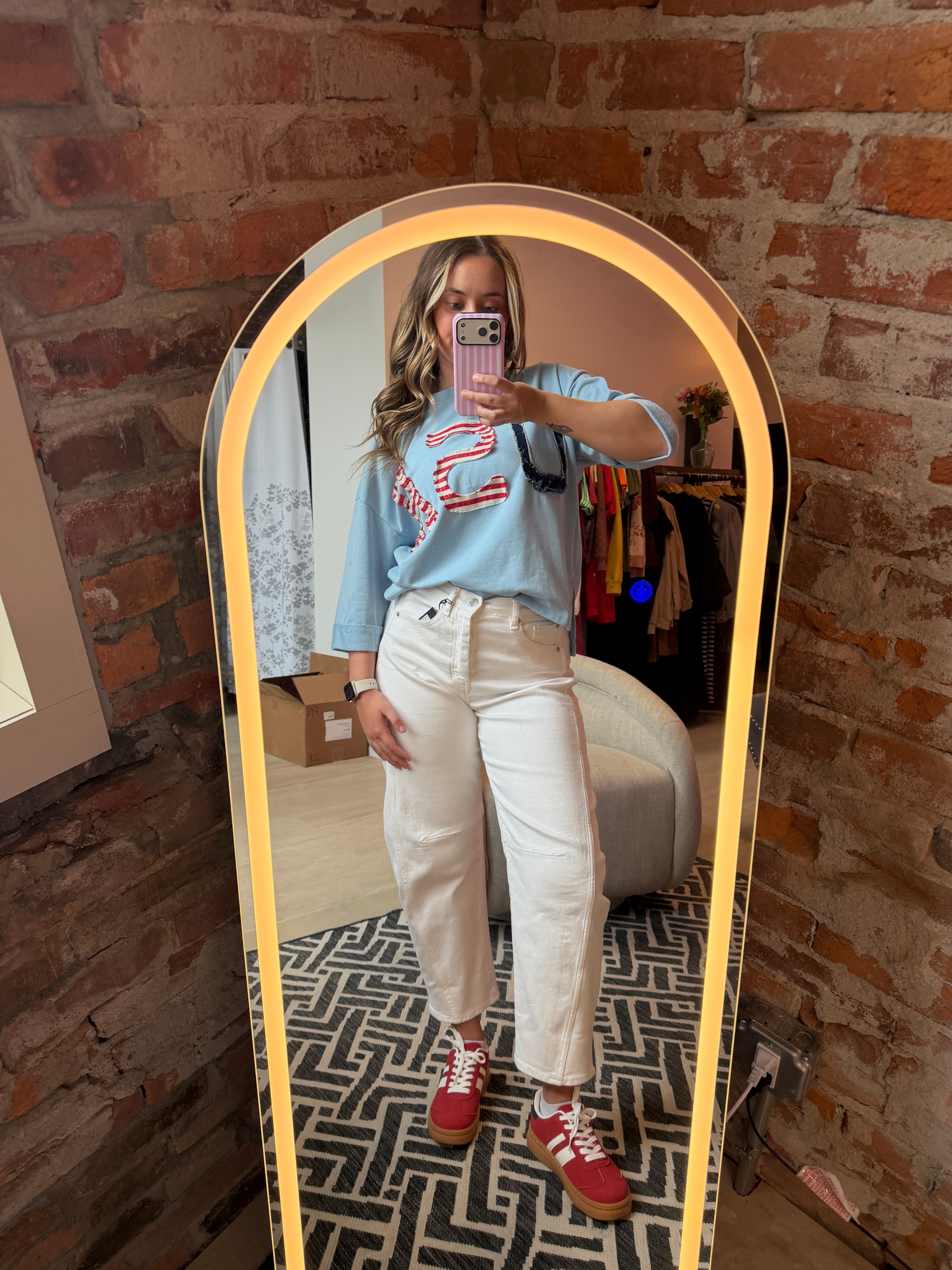Harper Cropped Barrel-Pants-Habitual-The Funky Zebra Ames, Women's Fashion Boutique in Ames, Iowa