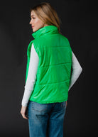 Bright Green Vest-Panache Apparel Co.-The Funky Zebra Ames, Women's Fashion Boutique in Ames, Iowa