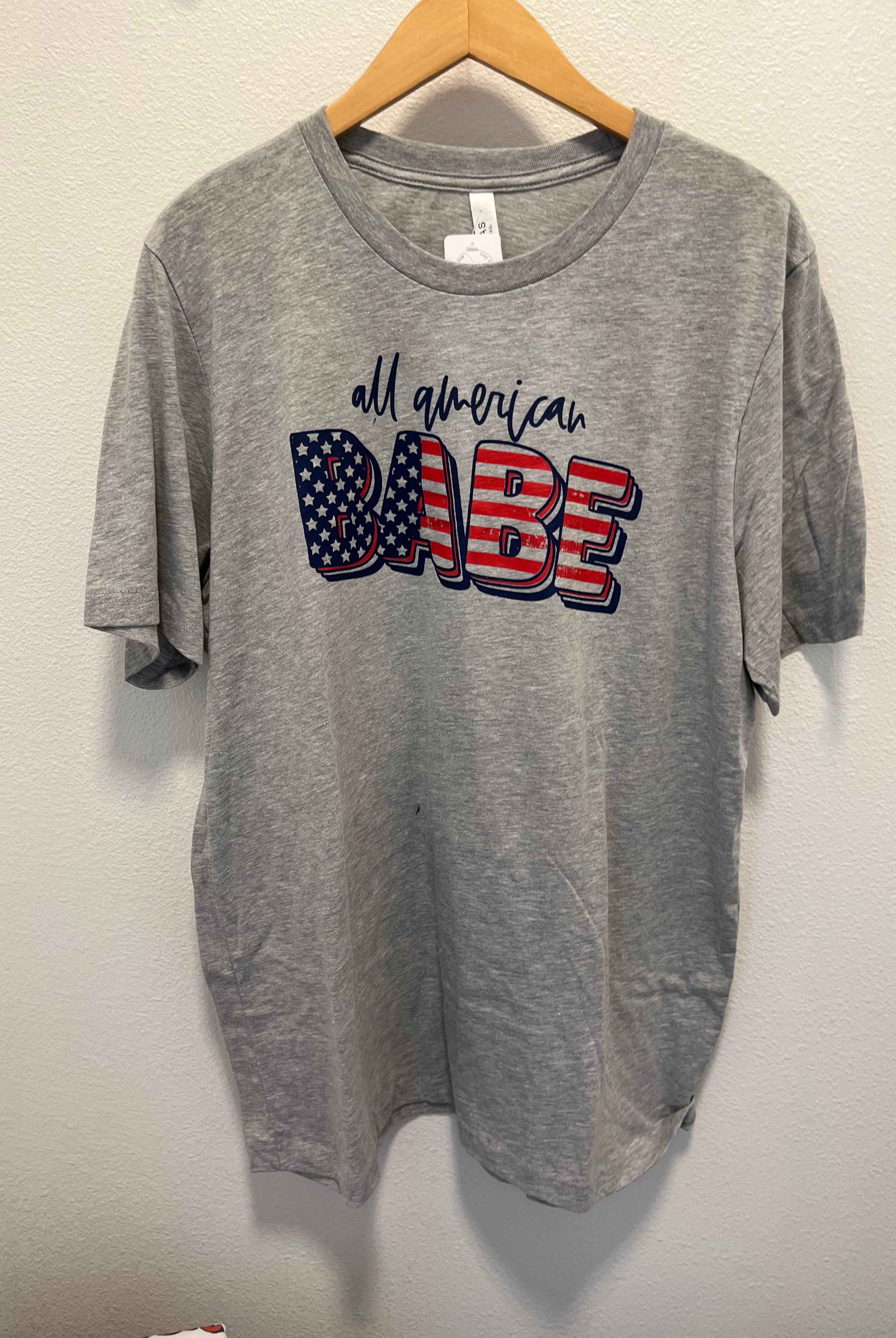 MN All American Babe Tee-Graphic Tee's-The Funky Zebra Ames-The Funky Zebra Ames, Women's Fashion Boutique in Ames, Iowa