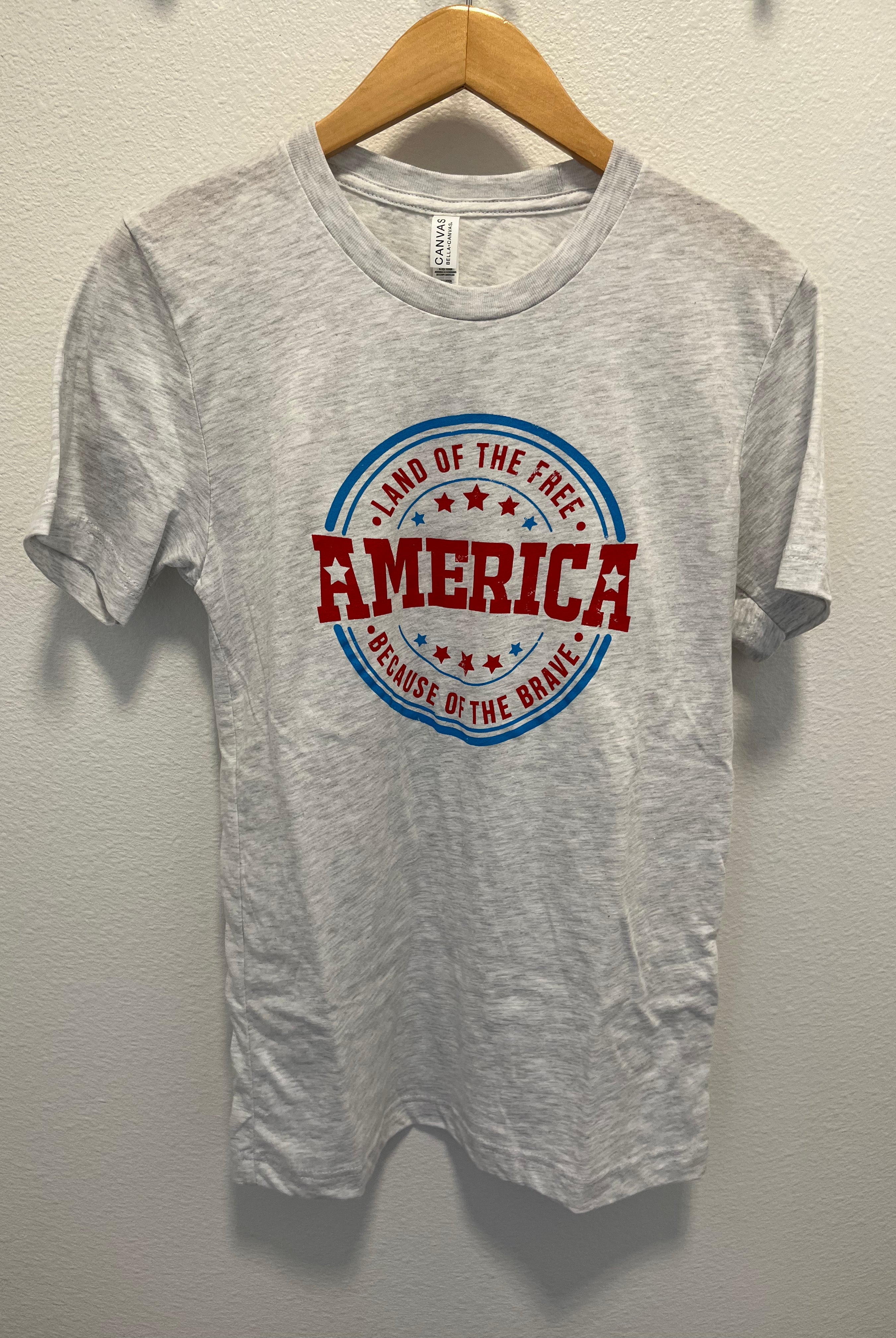 MN America Land of the Free-Graphic Tee's-Kissed Apparel-The Funky Zebra Ames, Women's Fashion Boutique in Ames, Iowa