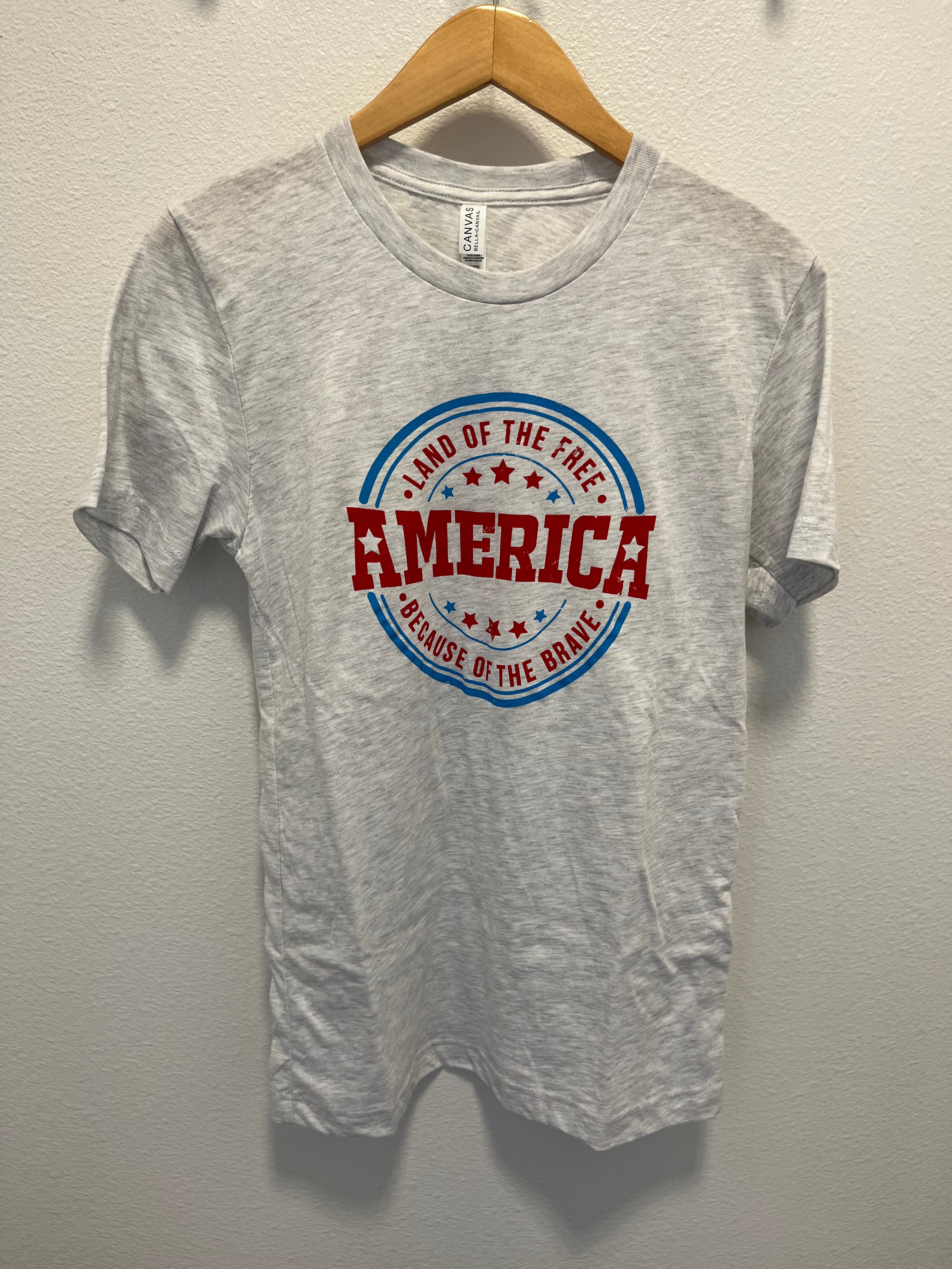 MN America Land of the Free-Graphic Tee's-Kissed Apparel-The Funky Zebra Ames, Women's Fashion Boutique in Ames, Iowa