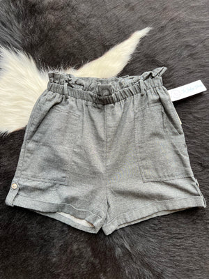 MN Charcoal Paperbag Shorts