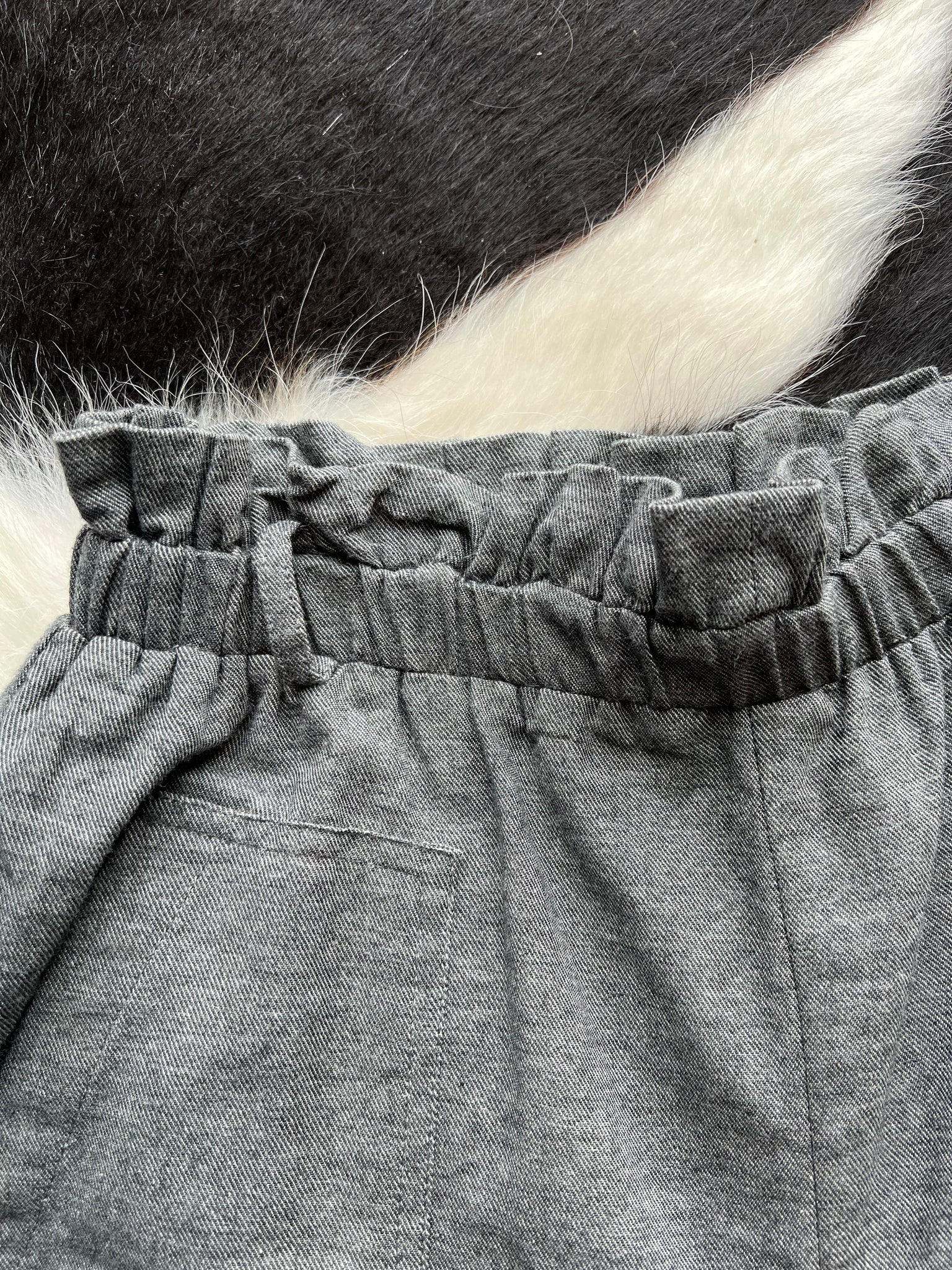 MN Charcoal Paperbag Shorts