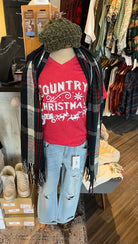 MN Country Christmas Tee-Graphic Tee's-Whiskey Wrangler-The Funky Zebra Ames, Women's Fashion Boutique in Ames, Iowa