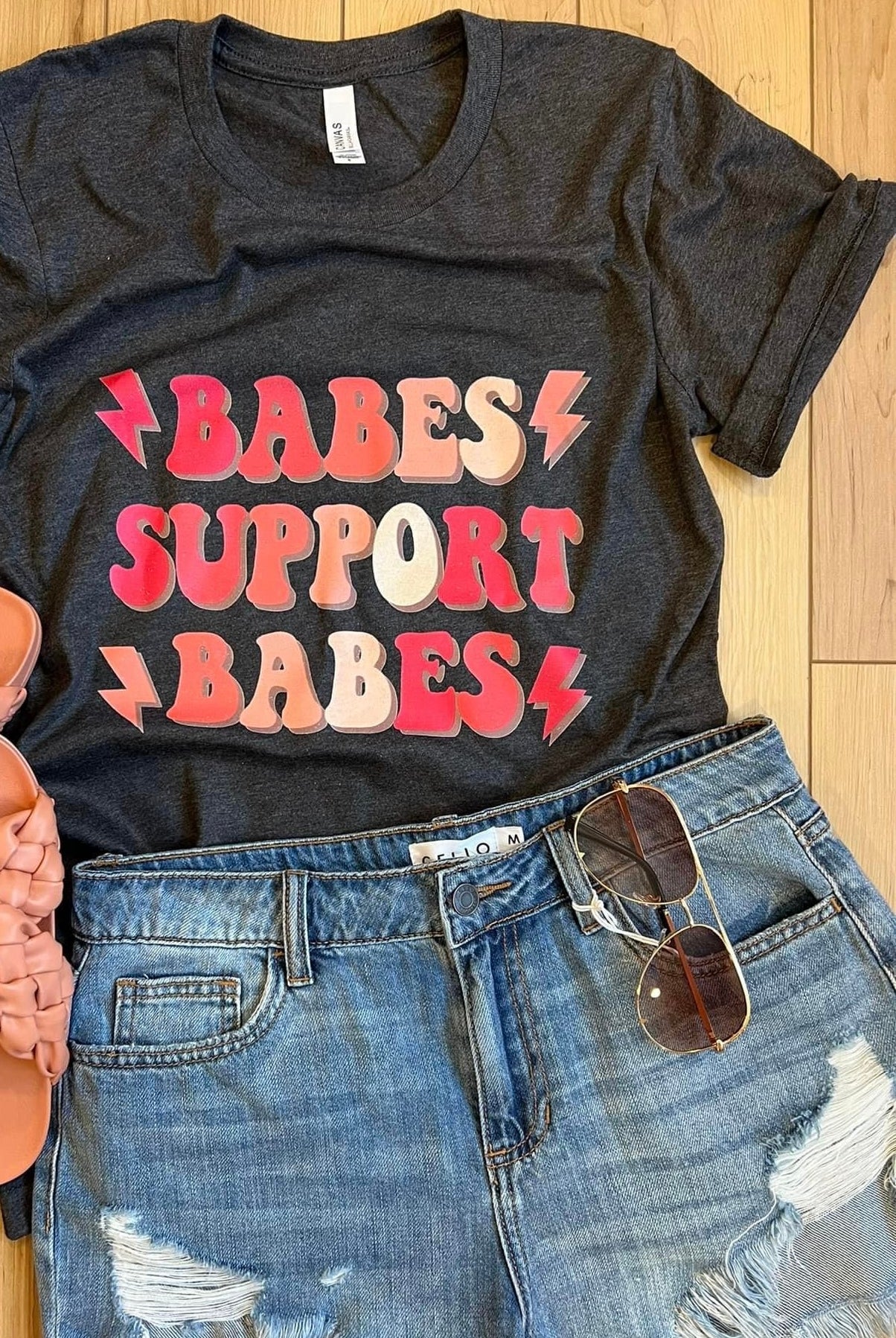 MN Babes Support Babes-Graphic Tee's-The Funky Zebra Ames-The Funky Zebra Ames, Women's Fashion Boutique in Ames, Iowa