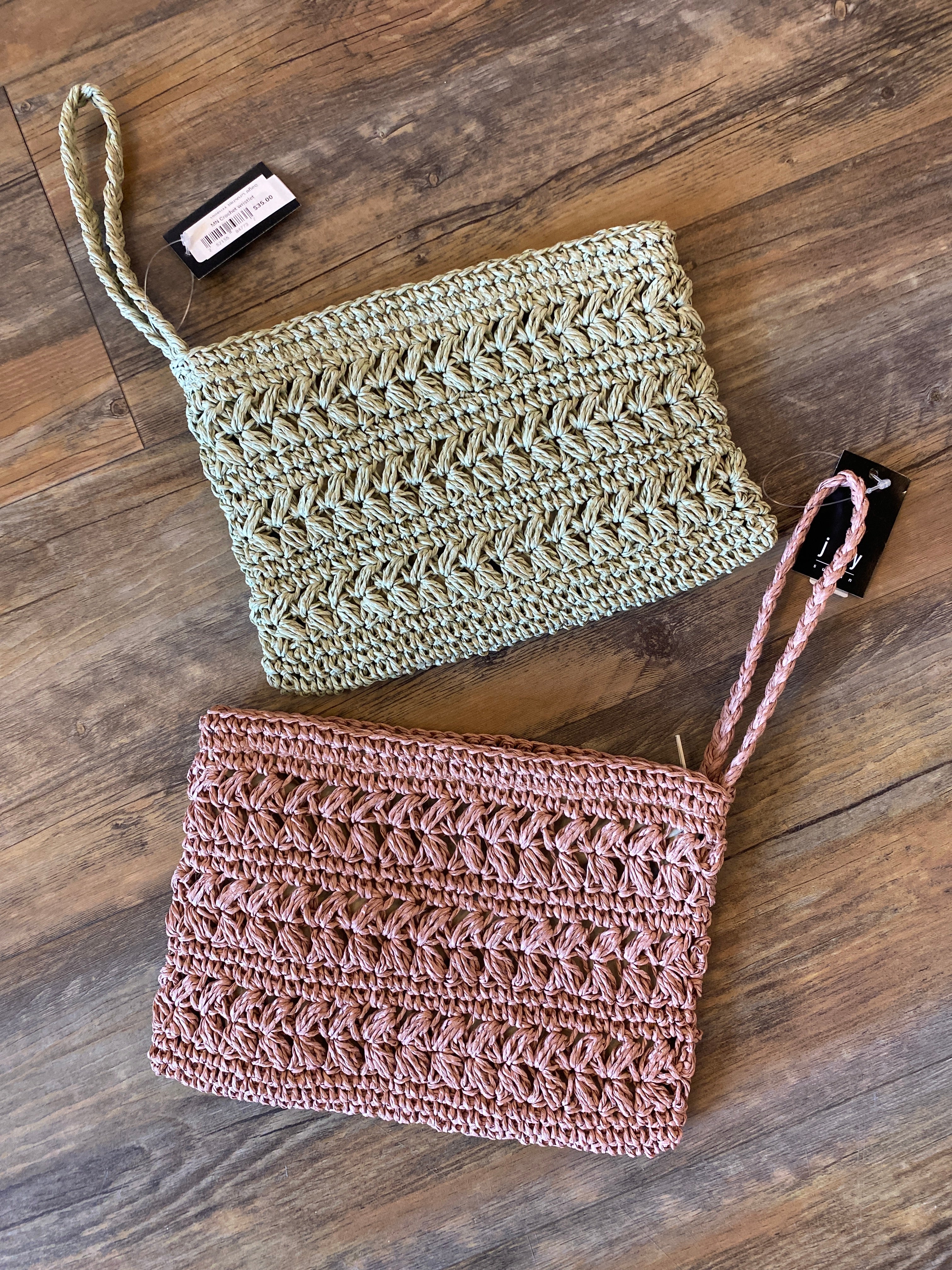 MN Crochet wristlet-Wristlets-Joy Susan-The Funky Zebra Ames, Women's Fashion Boutique in Ames, Iowa