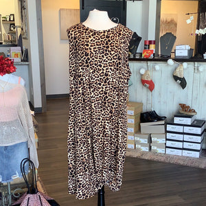 MN Leopard Tank Dress Curvy-The Funky Zebra Ames-The Funky Zebra Ames, Women's Fashion Boutique in Ames, Iowa