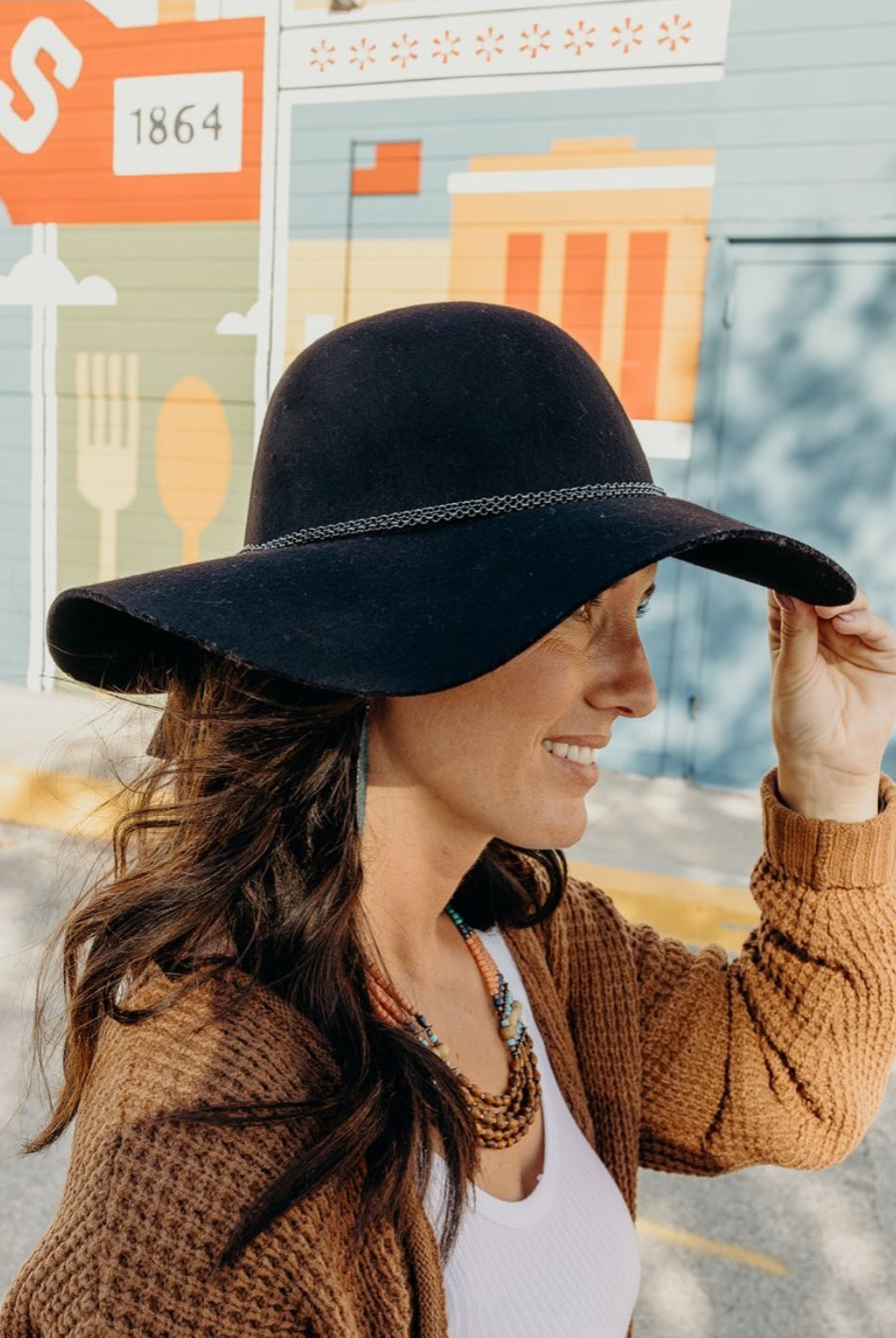 MN Black Wool Hat-Hats-The Funky Zebra Ames-The Funky Zebra Ames, Women's Fashion Boutique in Ames, Iowa