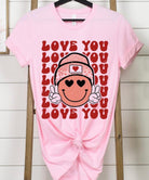 MN Smiles Love You Tee-Graphic Tee's-The Funky Zebra Ames-The Funky Zebra Ames, Women's Fashion Boutique in Ames, Iowa