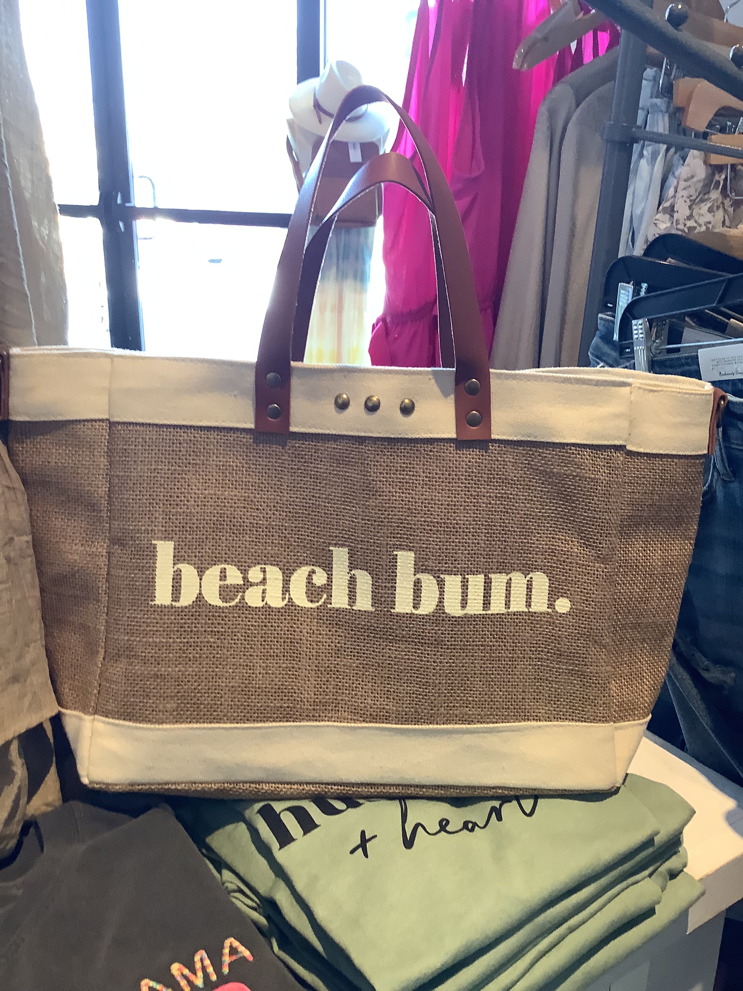 MN Beach Bum Tote-Tote Bags-The Funky Zebra Ames-The Funky Zebra Ames, Women's Fashion Boutique in Ames, Iowa