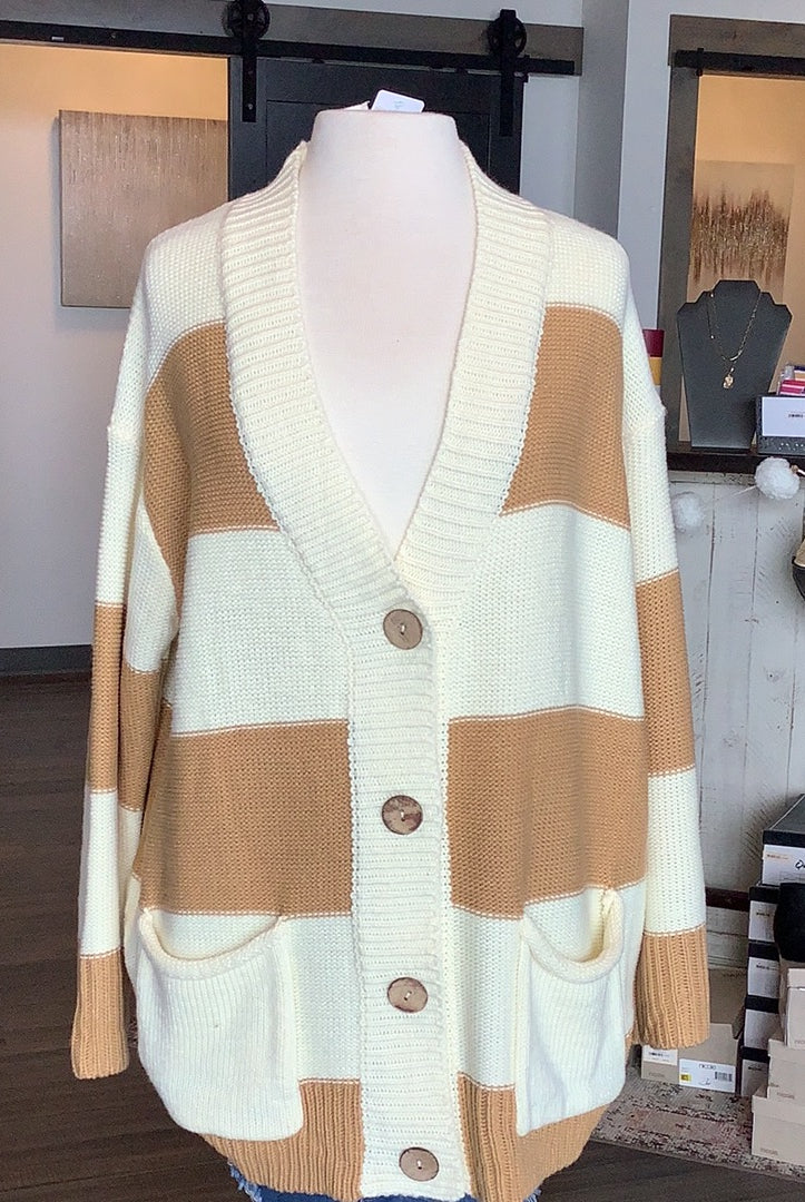 MN OS Mustard Cardigan-Cardigans-The Funky Zebra Ames-The Funky Zebra Ames, Women's Fashion Boutique in Ames, Iowa