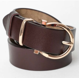 MN Horseshoe Gold Buckle