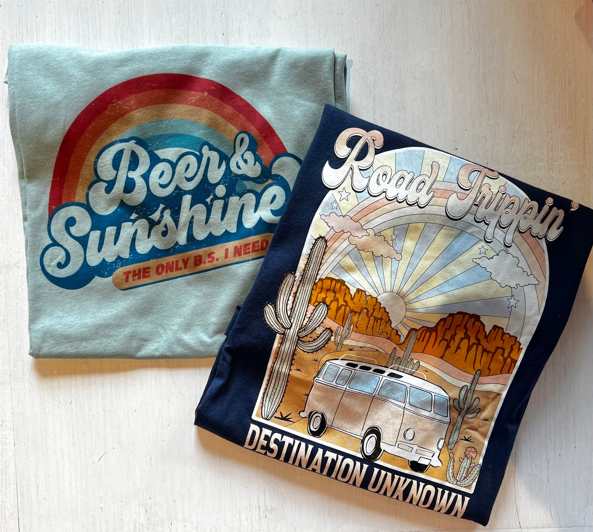 MN Beer and Sunshine Tee-Ocean and 7th-The Funky Zebra Ames, Women's Fashion Boutique in Ames, Iowa